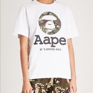 Aape by Bape white T-shirt